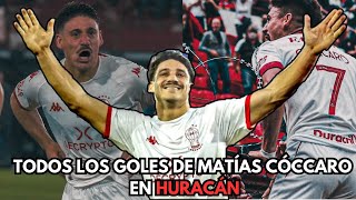 TODOS LOS GOLES DE MATÍAS CÓCCARO EN HURACÁN [upl. by Ryhpez950]