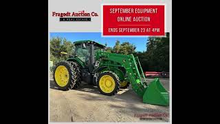 September 2024 Online Equipment Consignment Auction 3 Rings Ending on 92324 [upl. by Sisi156]