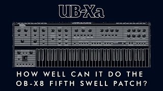 Behringer UBXa  OBX8 Fifth Swell Pad [upl. by Schmitt]