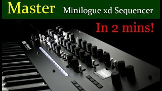 Record a sequence into Korg Minilogue xd in 2 minutes [upl. by Courtney]