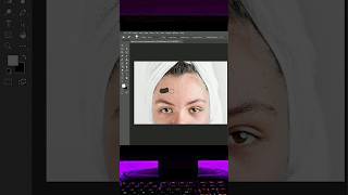 Remove Blemishes dark circles and wrinkles from face using Photoshop photoshoptoturial shorts [upl. by Eittod]