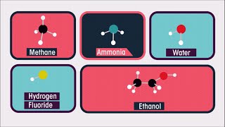 Water Methane Ammonia Hydrogen Fluoride amp Ethanol  Covalent Bonding  Waterpedia [upl. by Tenner]