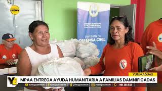 ENTREGA DE AYUDA HUMANITARIA A FAMILIAS DAMNIFICADAS [upl. by Siubhan]