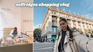 Come Shop With Me Selfridges London  a new COOKIE DOUGH restaurant 🛍️ [upl. by Heinrich]