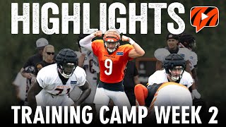 Cincinnati Bengals Training Camp Highlights amp Recap  Week 2 [upl. by Roy]