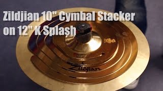 Zildjian New 10quot Spiral Stacker Fx Cymbal Demo  PMTVUK [upl. by Nauqaj]