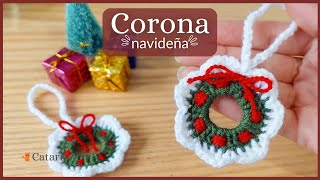 ⭐️ CROCHET Navideño Fácil para PRINCIPIANTES Adornos Tejidos Paso a Paso ❤️🧶 [upl. by Aihsein411]