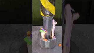 Candy crush With Warm Maker 🍭🍬😜 shorts youtubeshorts candycrush viral hydraulicpresschannel [upl. by Ennovyhc566]