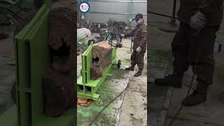 Horizontal Electric Wood Splitter Log Splitting Machine [upl. by Nnov]