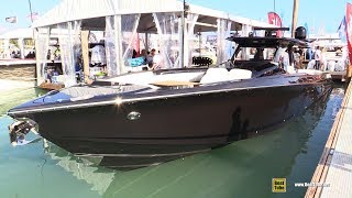 2019 Nor Tech 560 Sport Power Boat  Walkthrough  2019 Miami Boat Show [upl. by Shirley]