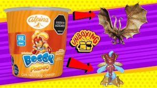 UNBOXING 4 Gelatinas Boggy premio  King Ghidorah en esta colección [upl. by Hound]