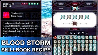 Blood Storm Skillbook Recipe  Divinity Original Sin 2 [upl. by Nivert]