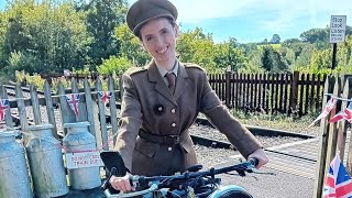 Stogumber West Somerset Railway 1940’s weekend 2024 [upl. by Etteyniv]