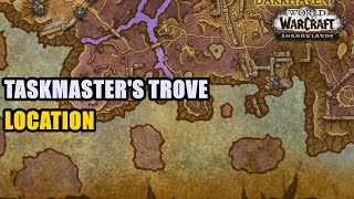 Taskmasters Trove Location WoW Bondable Sinstone Toy WoW [upl. by Onra]