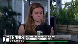 Maria Sakkari Talks Calming Nerves And Grand Slam Aspirations  Rome Second Round [upl. by Ydroj]