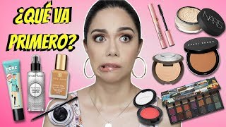 ¿QUÉ VA PRIMERO EL ORDEN PARA APLICAR EL MAQUILLAJE  MARIEBELLE COSMETICS [upl. by Akym861]