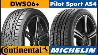 Continental ExtremeContact DWS 06 Plus vs Michelin Pilot Sport All Season 4 [upl. by Essila]