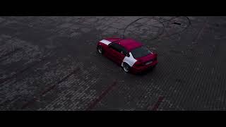 Bmw E36 Hellrot  Drone short test [upl. by Spiegleman]