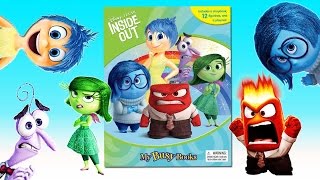 DISNEY PIXAR INSIDE OUT MOVIE TOYS MY BUSY BOOK PLAYSET AND FIGURES [upl. by Ventre]