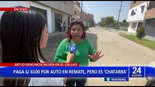 Callao Mujer compra auto en remate del SAT y denuncia estafa [upl. by O'Driscoll12]