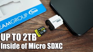 Micro SDXC w 2TB  TEAMGROUP PRO MicroSD  ULTRA CRI Reader [upl. by Justina]