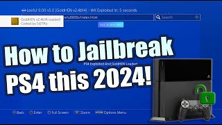 Complete PS4 Jailbreak Tutorial  2024  Easiest and Safest way [upl. by Aynuat]