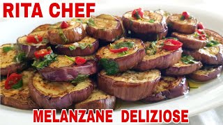 MELANZANE DELIZIOSE MARINATE🍆RITA CHEF  Senza friggere [upl. by Gladwin]