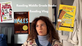 Reading Middle Grade Books Reading Vlog [upl. by Pearl636]