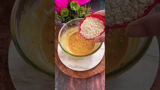 Healthy Breakfast Recipe  Oats Chilla Recipe  Chilla Recipe shorts youtubeshorts youtube viral [upl. by Ailedroc]