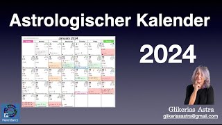 Astrologischer Jahreskalender 2024 freies download für dich [upl. by Evie]