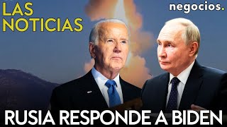 LAS NOTICIAS Rusia responde al permiso de Biden a Ucrania Trump quiere revocarlo y Zelensky avisa [upl. by Wettam519]