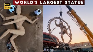 The Making of the World’s Largest quotSingle Castingquot Nataraja Statue  🇮🇳india NatarajaStatuehindu [upl. by Witte]