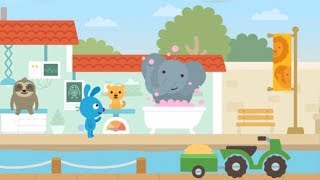 Wild Animals Funny Animal Cartoons For Kids Sago Mini Zoo Animal Zoo Game For Kids [upl. by Lachish684]