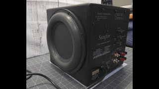 Resurrecting a Dream Repairing a Sunfire MK II Subwoofer from the Thrift Store [upl. by Enaed]