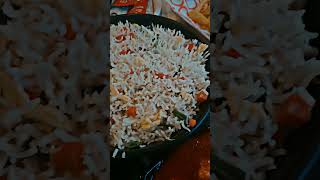 ❤ food rice manchurian youtubeshorts shortfeed [upl. by Eirrej726]