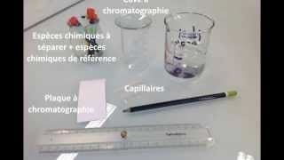 Présentation de la Chromatographie sur Couche Mince CCM [upl. by Niattirb]