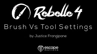 Rebelle 4 Brush Creator  Various Brush Settings in Rebelle [upl. by Darsey]