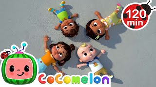 Head Shoulders Knees and Toes  Cartoons amp Kids Songs  Moonbug Kids  Nursery Rhymes for Babies [upl. by English]