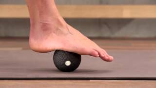 Foot Rehab Stimulating the Foot Muscles with the Blackroll Ball  Foot Range [upl. by Nilknarf]