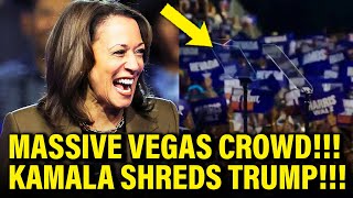 VP Harris Gives MASSIVE Vegas Speech EVISCERATING Trump [upl. by Mic509]