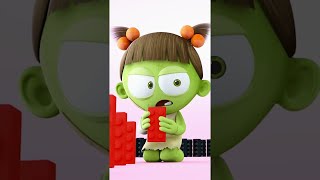 Spookiz  Playing Scary Dominoes  Cartoons for Kids shorts [upl. by Barrett]