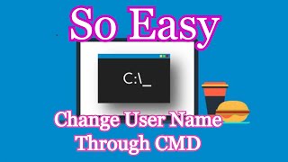 How to change user name using CMD on windows 10 [upl. by Ebsen]