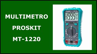 Multímetro PROSKIT MT1220 Tutorial [upl. by Dnomaid]