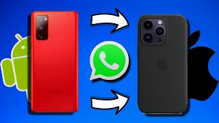 ✅Como Pasar Tu WhatsApp de Android a iPhone Fácil y Muy Sencillo 😱 [upl. by Primalia]