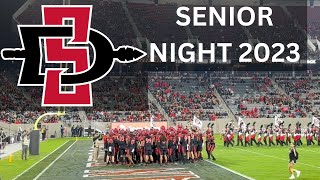 SDSU Aztec Football  Senior Night 112523 [upl. by Assirk446]