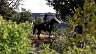 Checkboard Mesa Overlook Horseback Riding [upl. by Idelia]