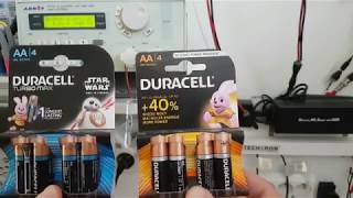 Duracell  dwie baterie które lepsze Test porównanie paluszków  Część 7 [upl. by Aivlis]