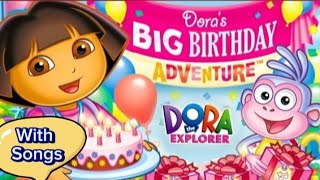 Dora The Explorer Doras scavenger Hunt  Doras Birthday Surprise with Songs [upl. by Anaerol]