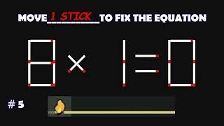 Logic Puzzles with Matchsticks Matchstick Logic Puzzles Matchstick Puzzles with Answers [upl. by Esinahs]