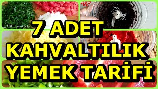 7 ENFES KAHVALTILIK TARİFİ TEK VİDEODA [upl. by Nillad]